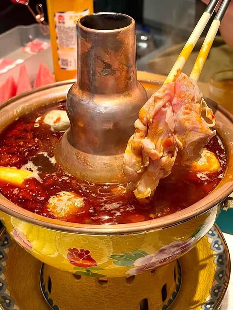 copper hot pot