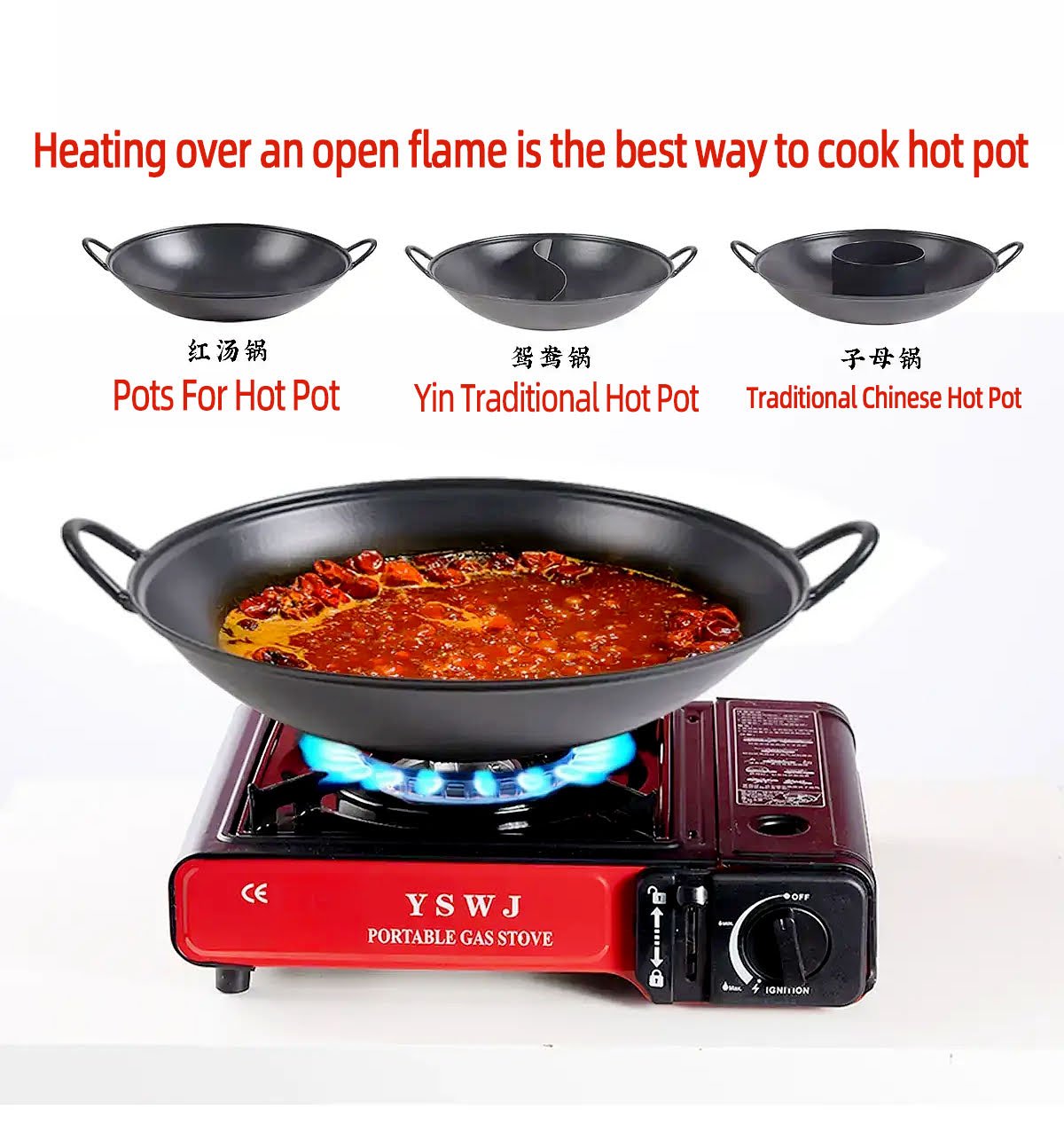 traditional chinese hot pot cooker